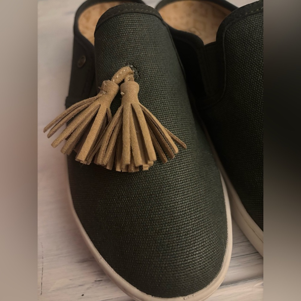 Spenco Orthotic Slide Mules Olive Green - Picture 7 of 9
